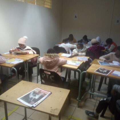 Bosa Bo Sele Primary School club at Platinum TVET College on a Primary Schools Science Sat