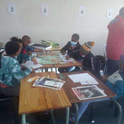 Bosa Bo Sele Primary School club at Platinum TVET College on a Primary Schools Science Sat