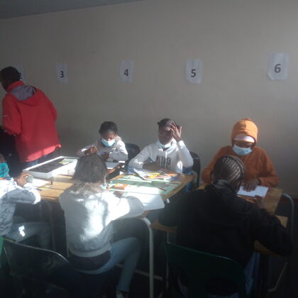 Bosa Bo Sele Primary School club at Platinum TVET College on a Primary Schools Science Sat