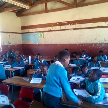 Supporting Madima Primary School learners as a QLTC partner during 2019 National Science W