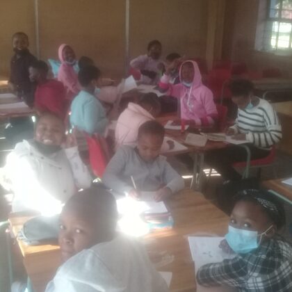 Bosa Bo Sele Primary School After School Learning Support club at work