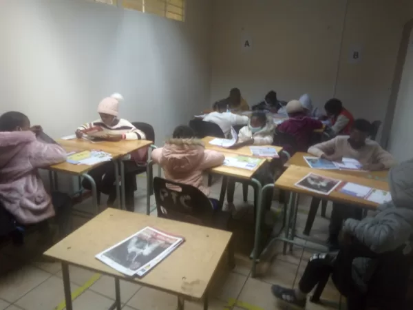 Bosa Bo Sele Primary School club at Platinum TVET College on a Primary Schools Science Sat