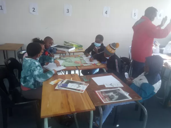 Bosa Bo Sele Primary School club at Platinum TVET College on a Primary Schools Science Sat