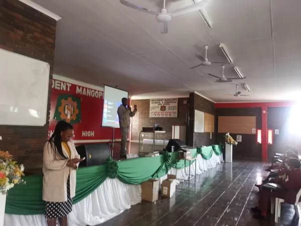 2022 National Science Week collaboration with SANSA in Bojanala District
